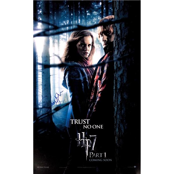 Harry Potter Emma Watson Rupert Autograph Signed Poster