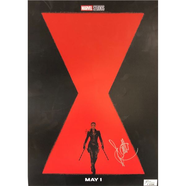 Black Widow Scarlett Johansson Signed Poster