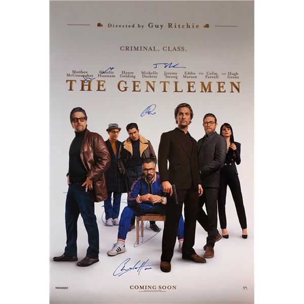 Gentlemen Matthew McConaughey Signed Poster