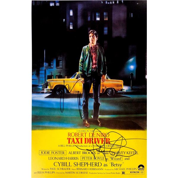 Robert De Niro Autograph Signed Taxi Driver Poster