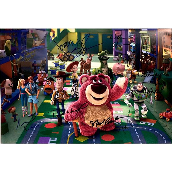 Tom Hanks Tim Allen Autograph Signed Toy Styory 3 Poster