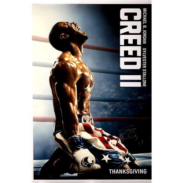 Sylvester Stallone Autograph Signed Creed  Poster
