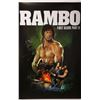 Image 1 : Sylvester Stallone Autograph Signed Rambo Poster