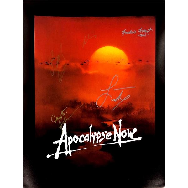 Martin Sheen Autograph Signed Apocalypse Now Poster