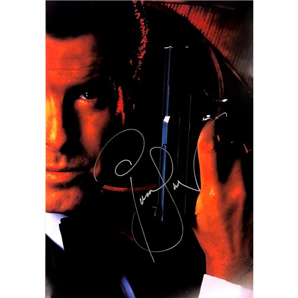 Pierce Brosnan Autograph Signed James Bond 007 Poster