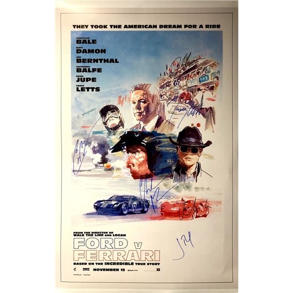 Christian Bale Autograph Signed Ford Ferrari