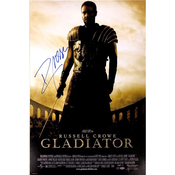 Russell Crowe Autograph Signed Gladiator Poster