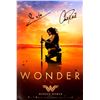 Image 1 : Gal Gadot Chris Pine Autograph Signed Wonder Woman Poster