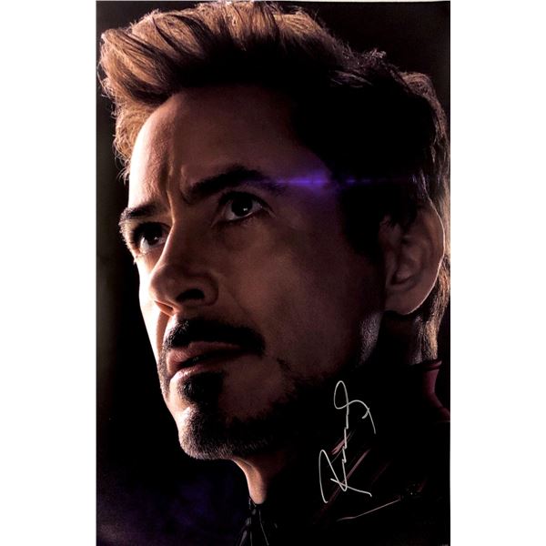 Robert Downey Jr Autograph Signed Avengers Poster