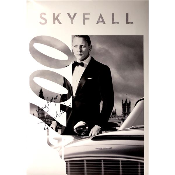 Daniel Craig Autograph Signed James Bond 007 Poster