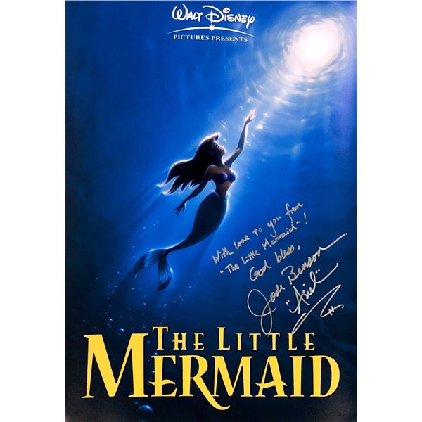 Jodi Benson Autograph Signed Little Mermaid Poster
