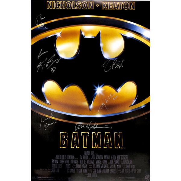Autograph Signed Batman Poster