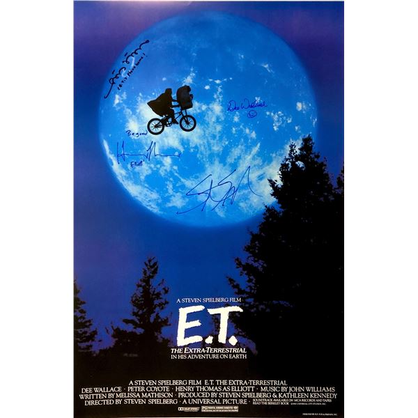 Autograph Signed E.T. Poster