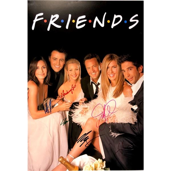 Autograph Signed FRIENDS Poster