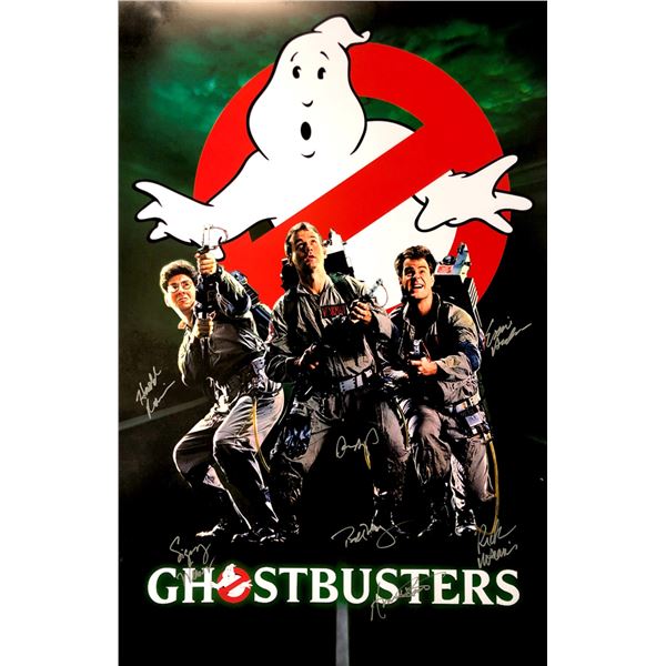 Autograph Signed Ghostbusters Poster