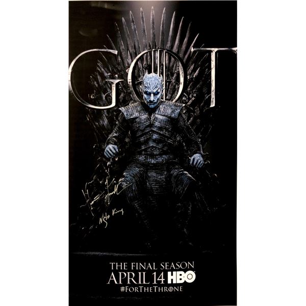 Autograph Signed Vladinir Furdik Game of Thrones Poster