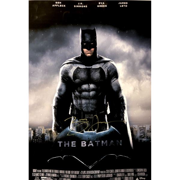 Autograph Signed Batman Poster