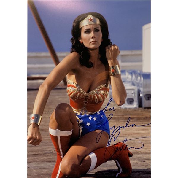 Lynda Carter Autograph Signed Wonder Woman Poster