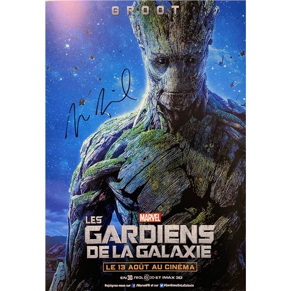 Vin Diesel Autograph Signed Guardians of the Galaxy Poster