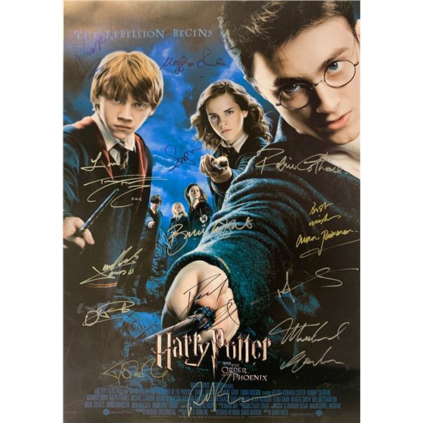Daniel Radcliffe Autograph Signed Harry Potter Poster