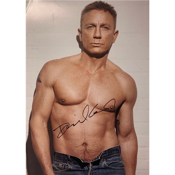 Daniel Craig Autograph Signed James Bond 007 Poster