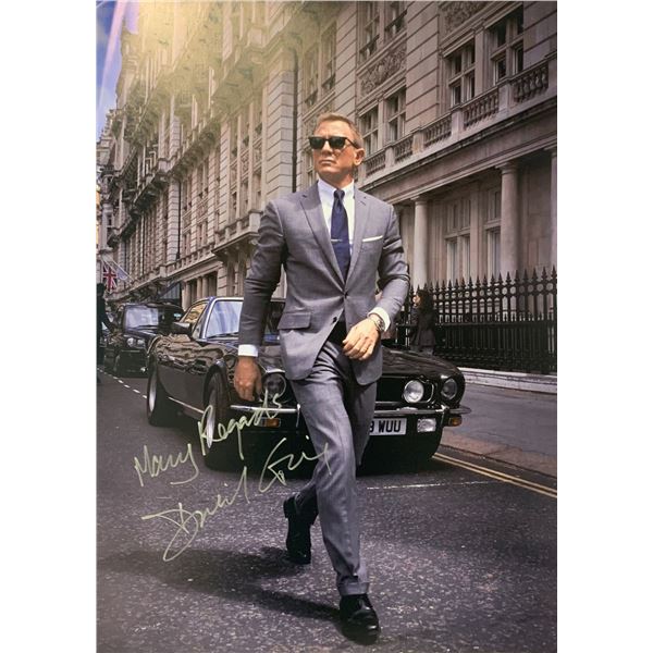 Daniel Craig Autograph Signed James Bond 007 Poster