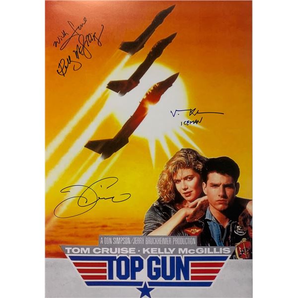 Tom Cruise Autograph Signed Top Gun Poster