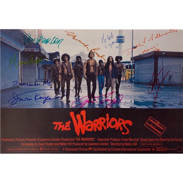 Irwin Keyes Autograph Signed Warriors Poster