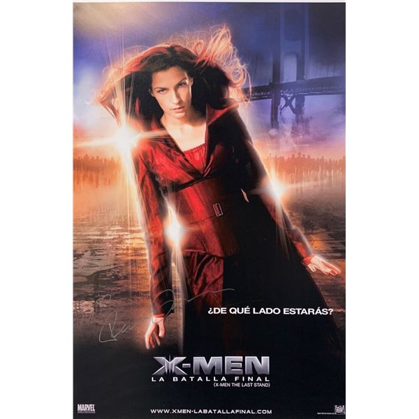 Famke Janssen Autograph Signed Xmen Poster