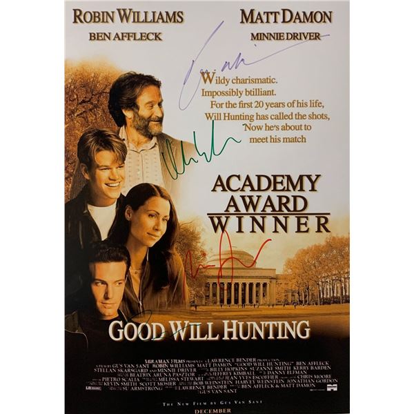 Robin Williams Autograph Signed Good Will Hunting Poster