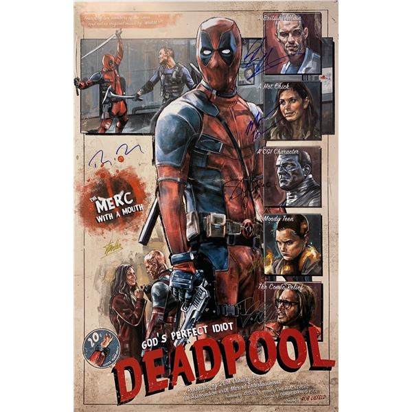 Ryan Reynolds Autograph Signed Deadpool Poster