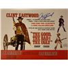 Image 1 : Clint Eastwood Autograph Signed Good Bad Ugly Poster
