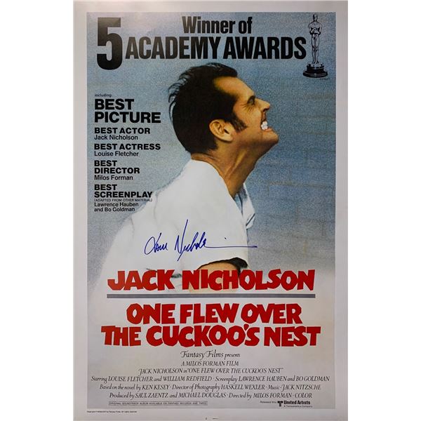 Autograph Signed Flew Over the Cuckoos Nest Poster