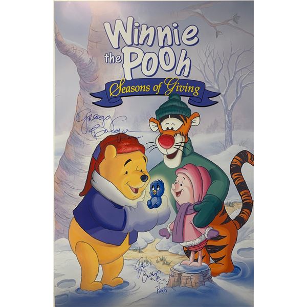 Autograph Signed Winnie the Pooh Poster