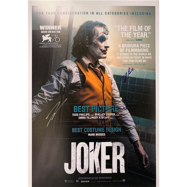 Autograph Signed Joker Poster