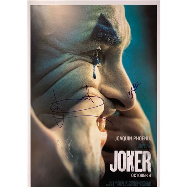 Autograph Signed Joker Poster