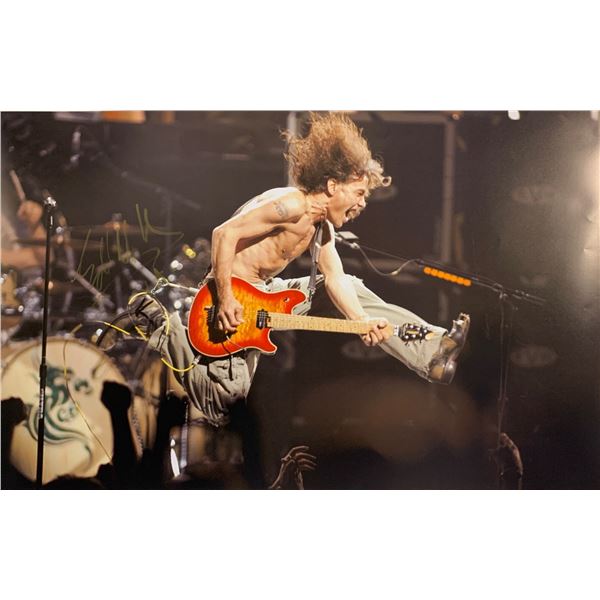 Autograph Signed Eddie Van Halen Poster