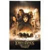 Image 1 : Signed Lord of the Rings Fellowship of the Ring Poster Sean Bean