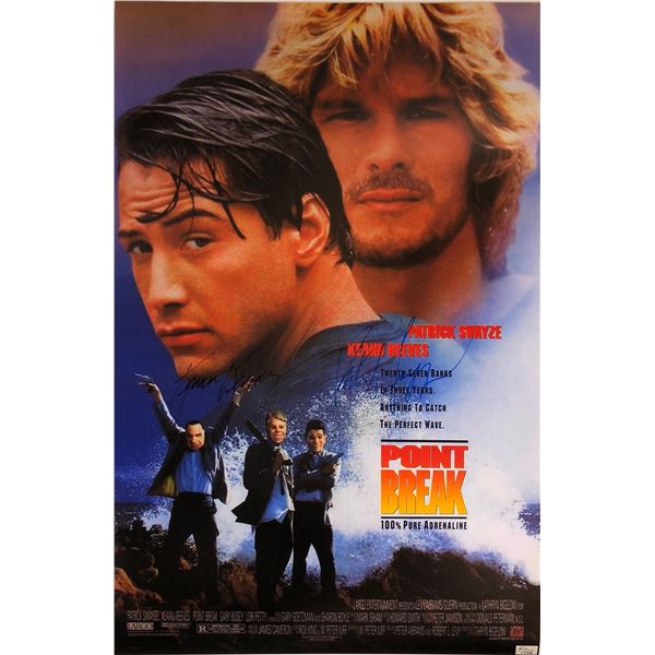 Keanu Reeves Autograph Signed Point Break Poster