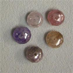 9.28 CTS SAPPHIRE RONDELLES 6 MM