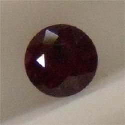 0.55 CTS ROUND SHAPED RUBY 4.5 MM