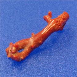 40 CTS FREE FORM NATURAL ITALIAN CORAL BRANCH 55x13 MM