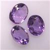 Image 1 : 8+ CTS LOT OF 3 OVAL AMETHYST 10x8 MM