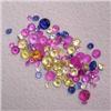 Image 1 : 4 CTS LOT OF MULTICOLOR ROUND SAPPHIRES
