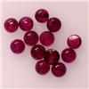 Image 1 : 2 CTS LOT OF ROUND RUBY CABOCHON 2.5-3 MM