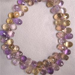 96 CTS AMETRINE BRIOLETTE STRAND 8x6 MM