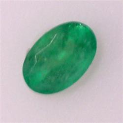 0.52 CTS OVAL EMERALD 6x4 MM