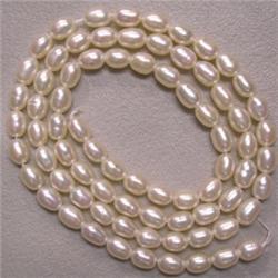5x4 MM FRESH WATER PEARL STRAND - 16 INCHES