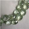 Image 1 : 458 CTS GREEN AMETHYST TEAR DROP STRAND 14x14 MM APPROX