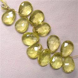 80 CTS LOT OF CITRINE TEAR DROPS 13x10 MM